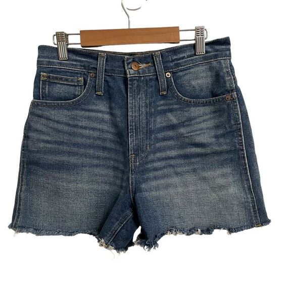 Madewell The Perfect High-Rise Jean Short in Ullman Wash Size 24 - Picture 1 of 7